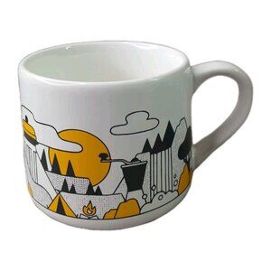 Ken Tudball Create Portland Coffee Mountains Coffee Mug Restarant Grade Unused